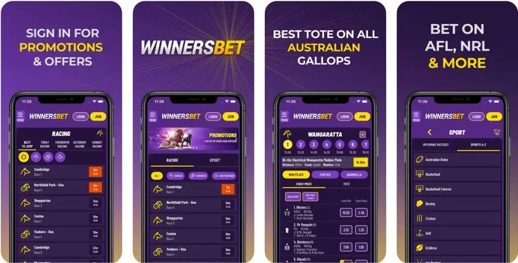 WinnersBet screenshot